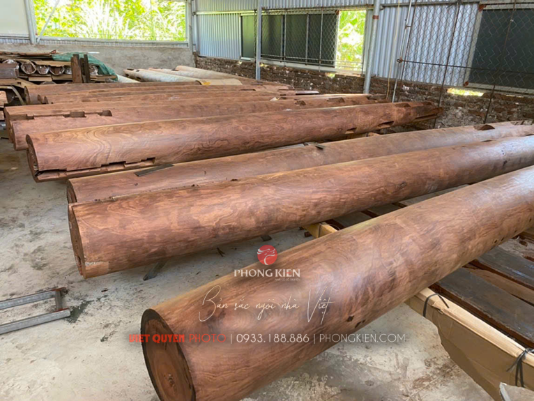 Cột Nhà Gỗ Lim Thanh Hóa – Bí Quyết Giữ Nhà Gỗ Bền Hơn 100 Năm